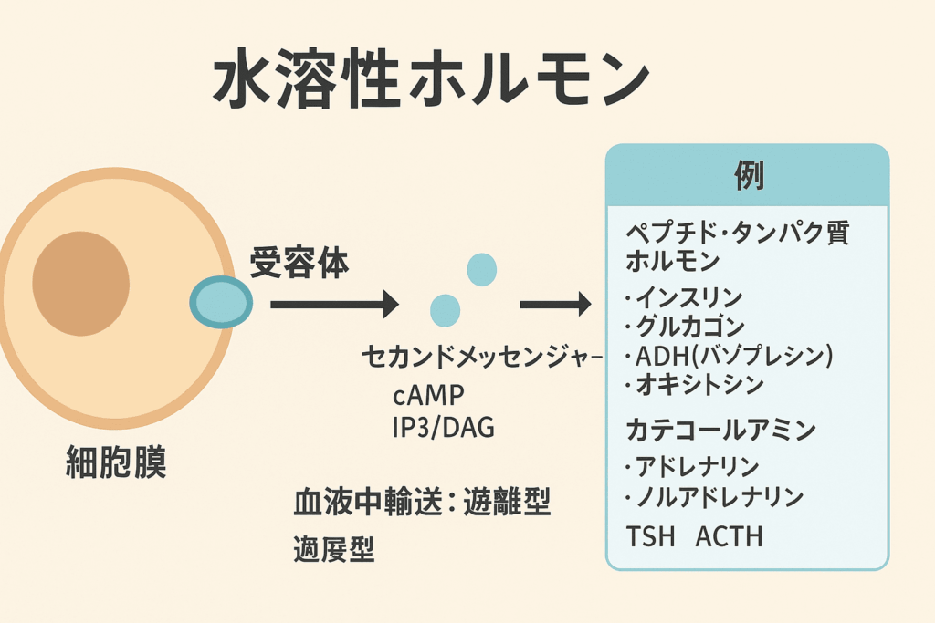 水溶性ホルモンとは何か？