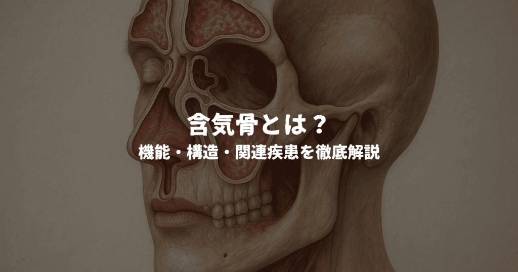 含気骨とは？機能・構造・関連疾患を徹底解説